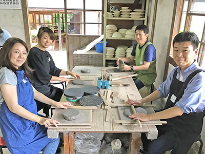 第1回ＰＴＡ文化活動「飯能焼 陶芸教室」