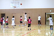 中学男子バスケットボール部練習試合
