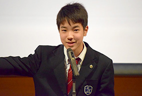 第38回 目白研心中学校　Speech Contest