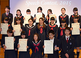 第38回 目白研心中学校　Speech Contest