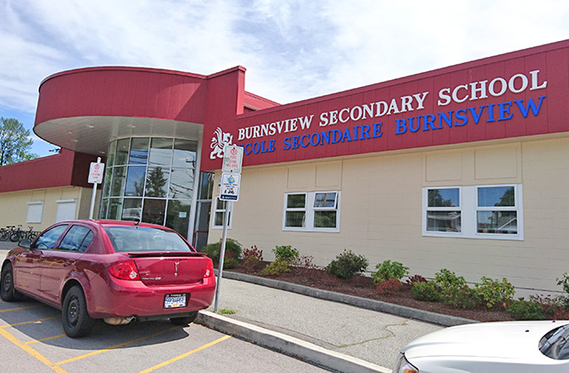 SEC語学研修３日目　Burnsview Secondary School 訪問