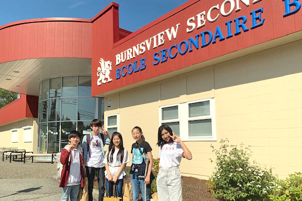 中学３年３組（SECクラス） カナダ語学研修 バンクーバー市内観光
