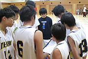 中学男子バスケットボール部練習試合