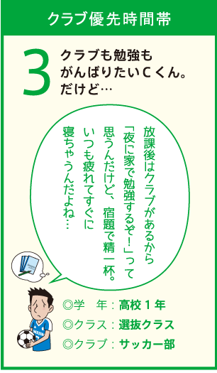 クラブ優先時間帯